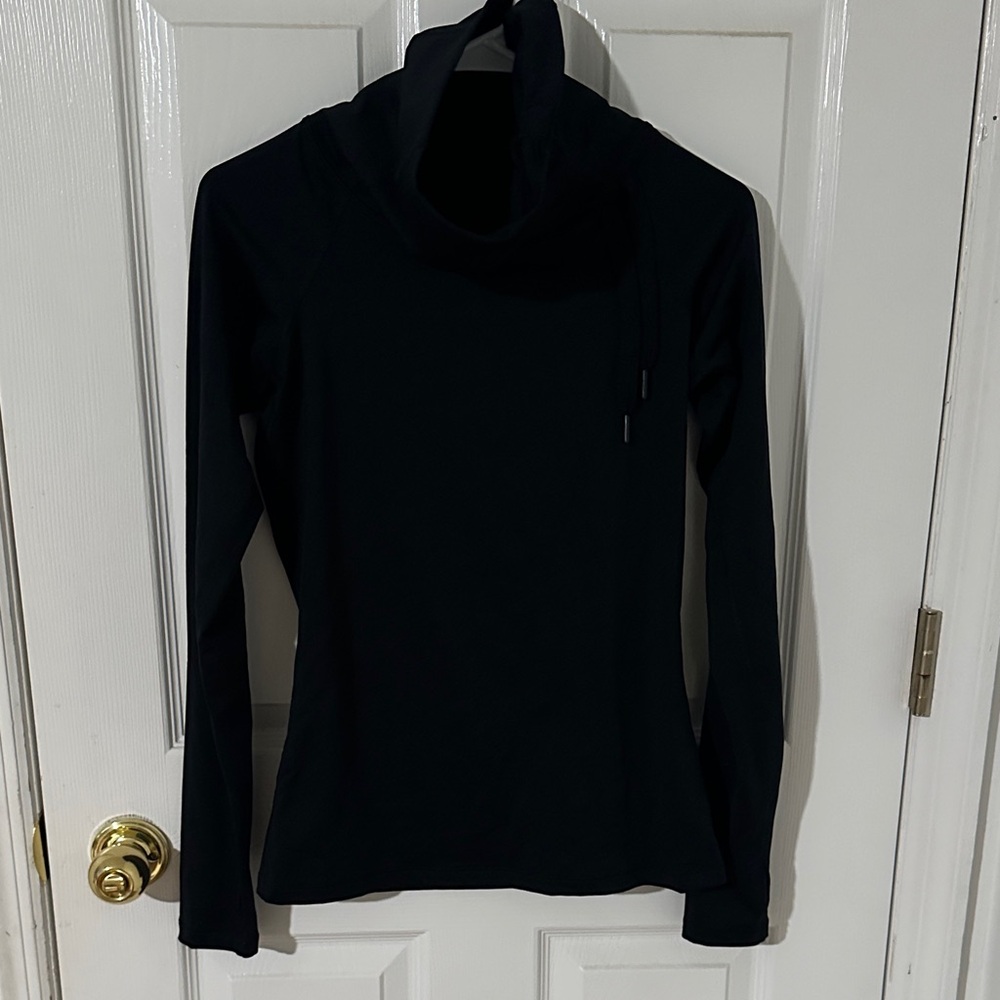 Nike Black Dri-Fit Long Sleeve Cowl Neck Top size M